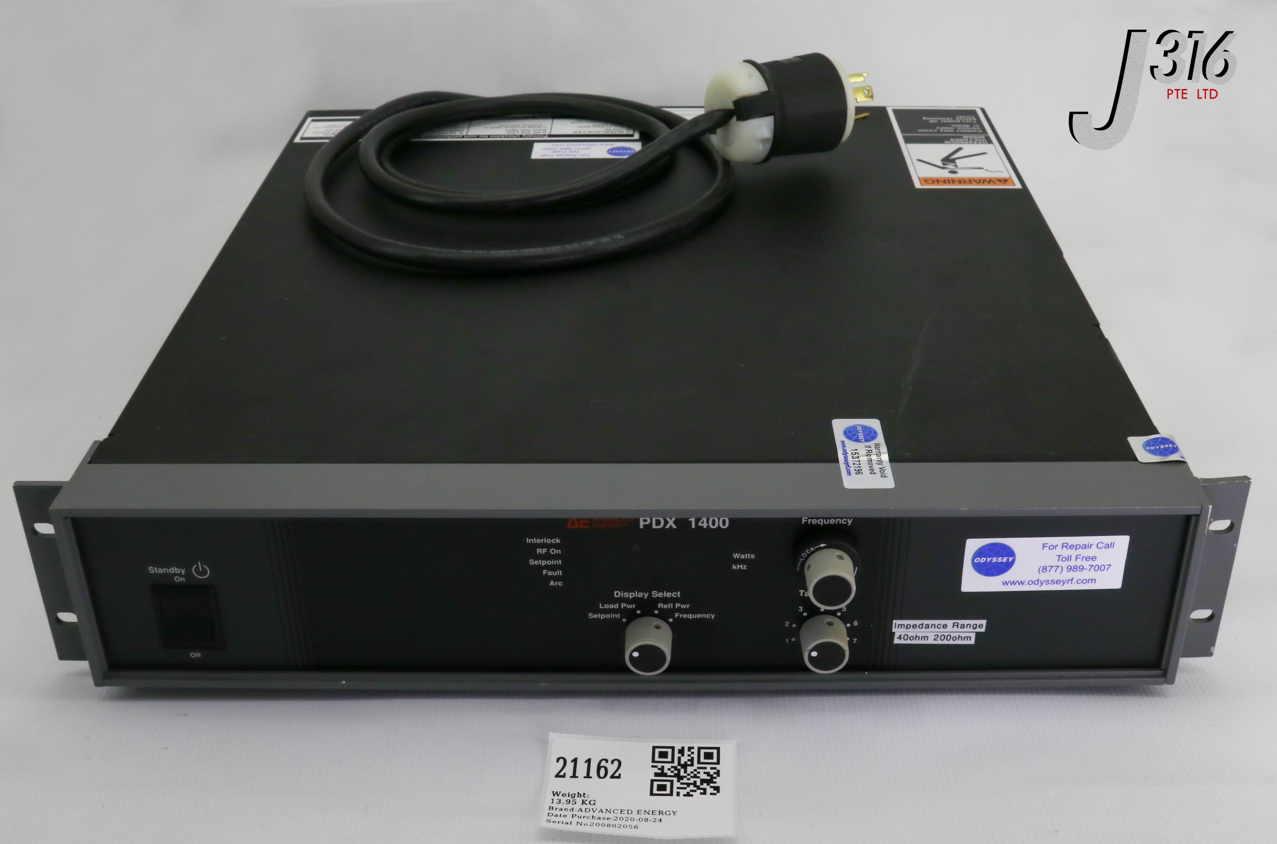 21162 ADVANCED ENERGY LOW FREQUENCY GENERATOR PN: 27-152093-00
